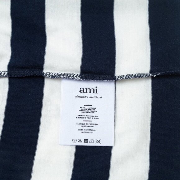 Ami De Coeur Cotton T-Shirt In Striped Print - Picture 4 of 8